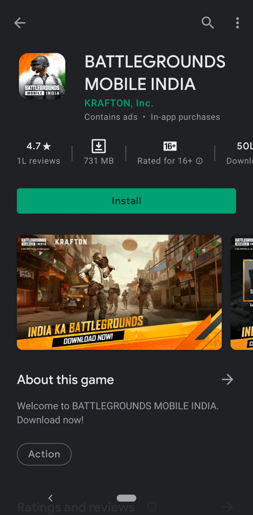 Battlegrounds Mobile India Officially Launched for Android, How to Download