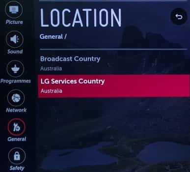 LG content store missing
