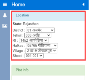 bhu naksha rajasthan hindi