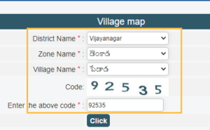 MeeBhoomi Village map 