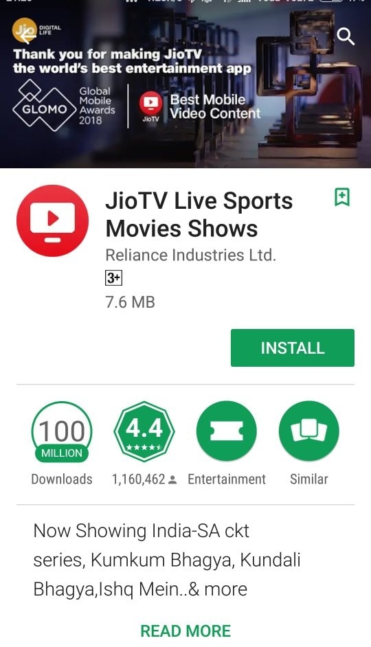 jio tv app not working on bluestacks
