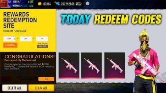 Free Fire Redeem Codes Today 27 May 21