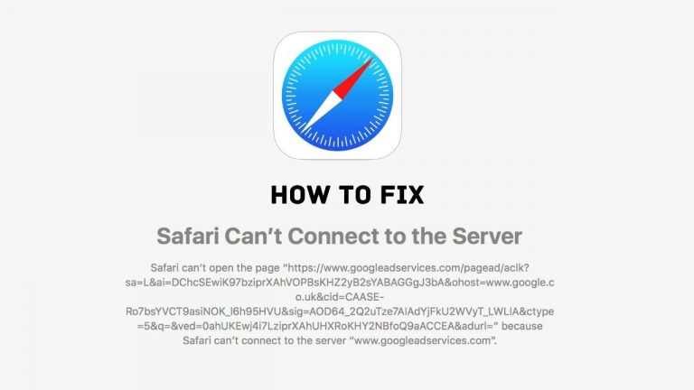 safari can't connect to server mac