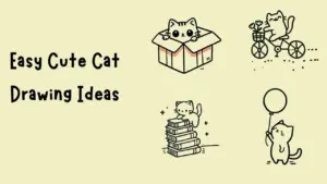 Easy Cute Cat Drawing Ideas