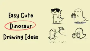 Cute Dinosaur Drawing