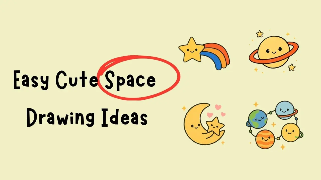 Easy Cute Space Drawing Ideas