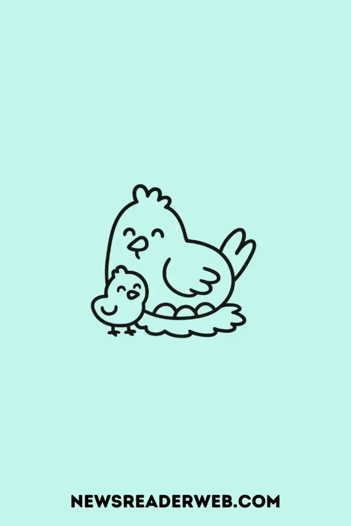 Easy Chicken Drawing Ideas