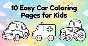 Car Coloring Pages for Kids