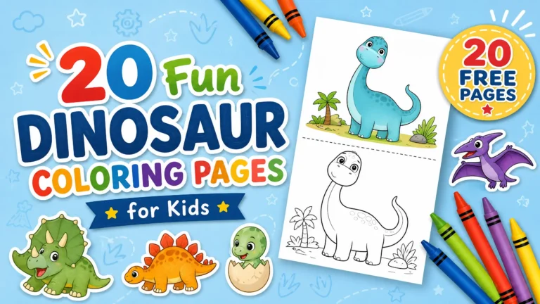 The Ultimate Dinosaur Coloring Pages for Kids