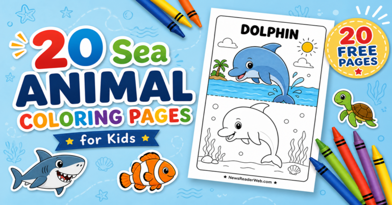Sea Animal Coloring Book